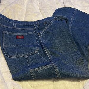 Dickies Men's Relaxed Fit Blue Jeans 38x30
